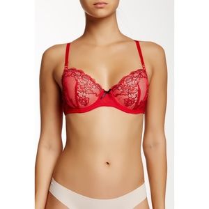 Betsey Johnson lace mesh bra